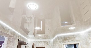 Натяжной ПВХ потолок Новошахтинск, цена от 2152 руб.